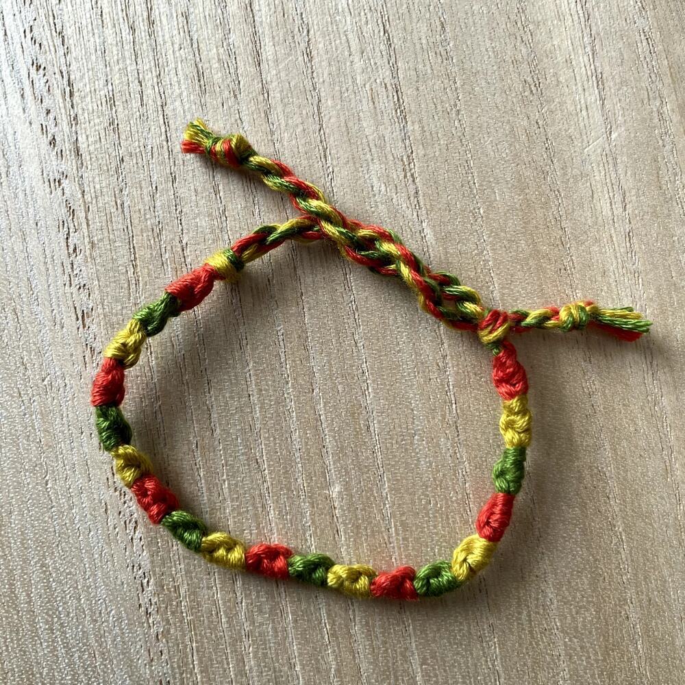 Fulvia Bracelet anklet trendy comfortable tie embroidery thread woven gift